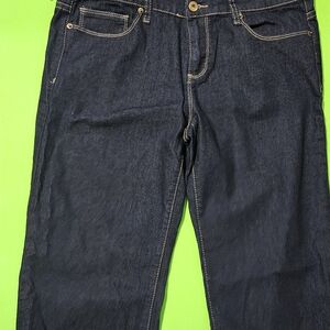 Forever21: Classic Bootcut Dark Denim Jeans